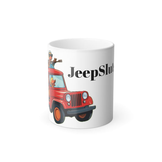 Jeep Ducky Hunters Color Morphing Mug, 11oz