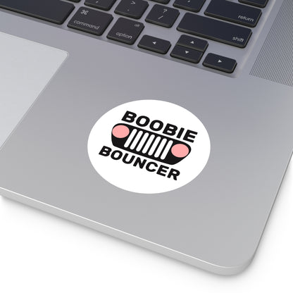 Boobbie Bouncer Round Stickers, Indoor\Outdoor