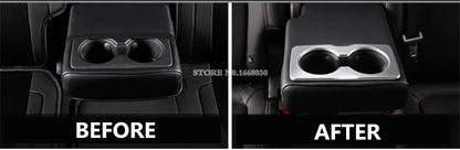 Interior Rear Water Cup Holder Trim Cover 1pcs For Jeep Cherokee 2014-2016 Car accesories interior Car decoration