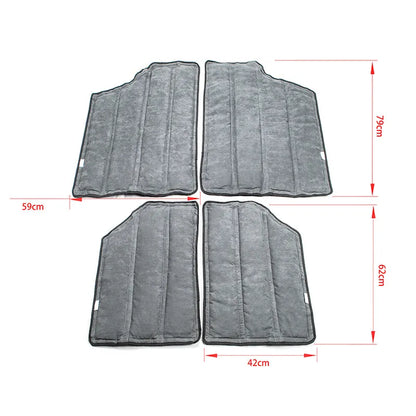 Jeep Hardtop Insulation Roof Mesh Hardtop Heat Insulation Cotton for Jeep Wrangler JK 2012-2017