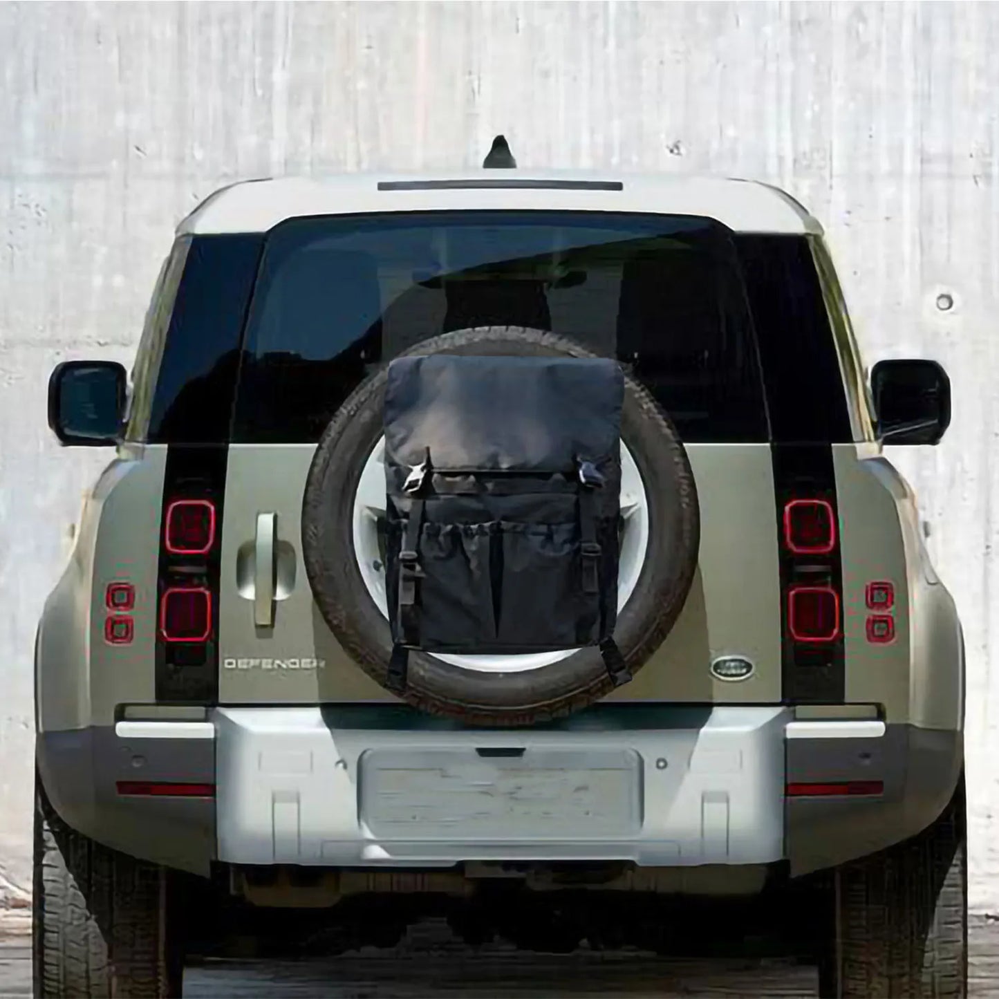 Large Capacity SUV Spare Tire Trash Bag for Jeep Wrangler TJ JK JKU JL JLU 2007-2021 Spare Tire Storage Bag