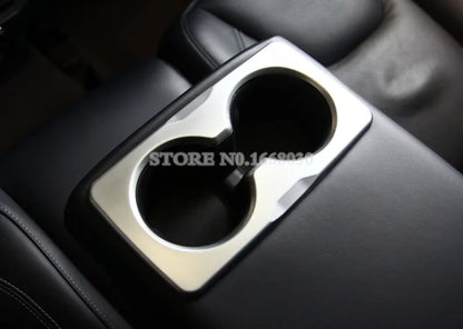 Interior Rear Water Cup Holder Trim Cover 1pcs For Jeep Cherokee 2014-2016 Car accesories interior Car decoration