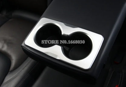 Interior Rear Water Cup Holder Trim Cover 1pcs For Jeep Cherokee 2014-2016 Car accesories interior Car decoration