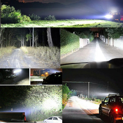 CO LIGHT 50 inch 240W Slim LED Light Bar Single Row Spot Flood Combo Beam Offroad Led Work Light 12V