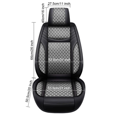 5-Seat Leather SUV Car Seat Covers Accessories for Jeep Grand Cherokee Wrangler JK Renegade Compass Patriot Liberty Commander