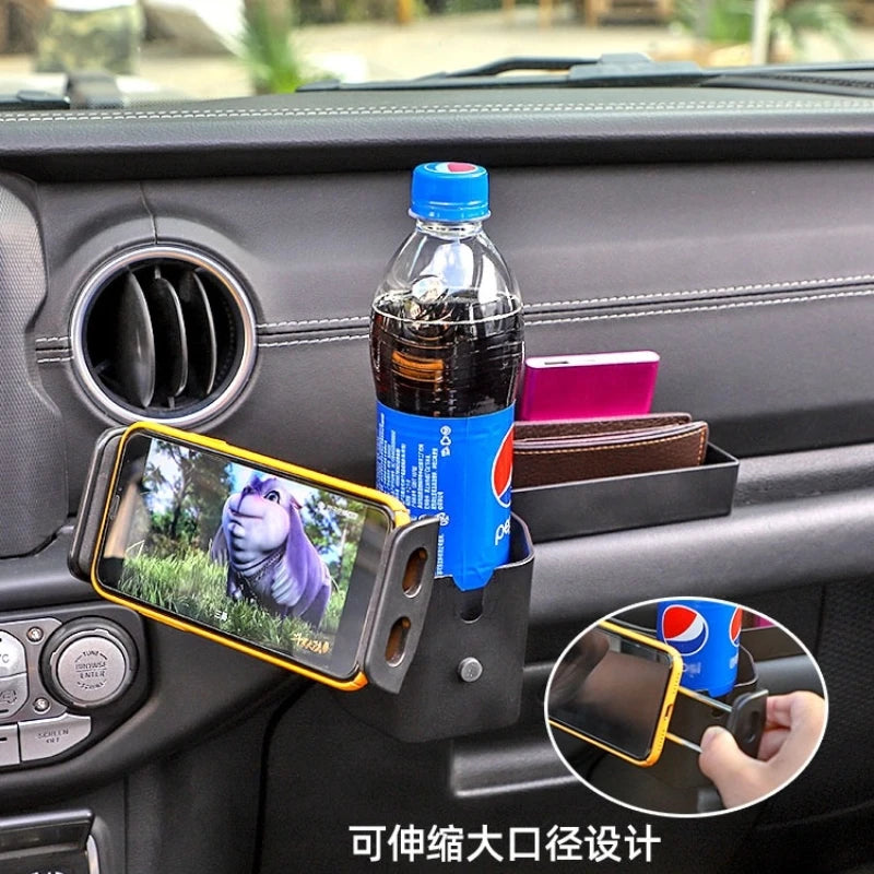 IPad Mobile Phone Holder Storage Box for Jeep Wrangler JL Gladiator JT 2018 2019 2020 2021 2022 2023 Interior Accessories