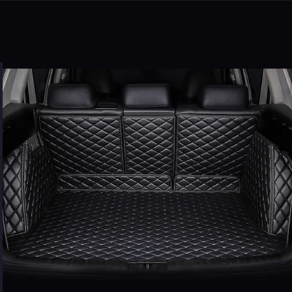 Cargo Mat For Jeep Wrangler JK J8 TJL-J8 2011~2017 4door Dirt-resistant Fully Trunk Mat Rear Cargo Tray Car Accessories 2016