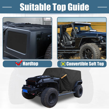 X Autohaux Car Body Cover for Jeep Wrangler JK JL