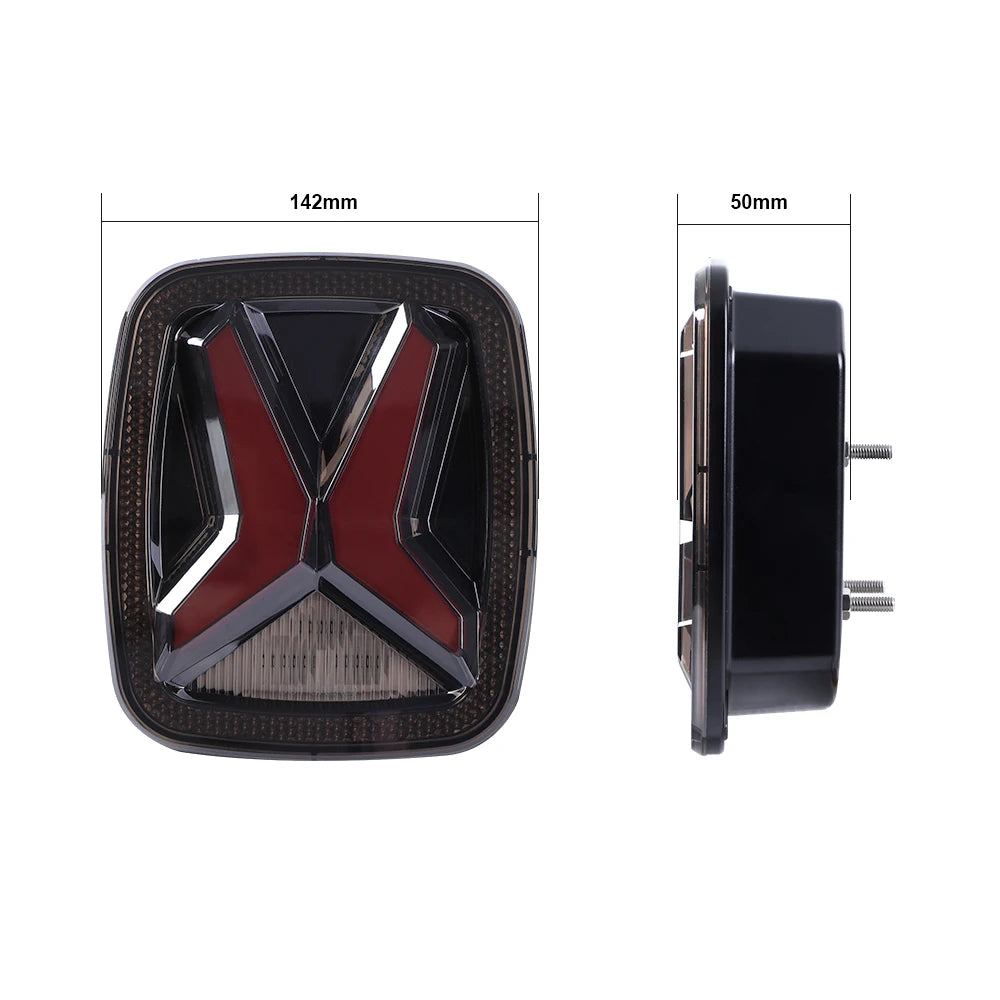 Smoked Lens 12V LED Tail Lights