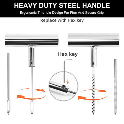 Emergency Heavy Duty Tubeless Tire Repair Rivet Set