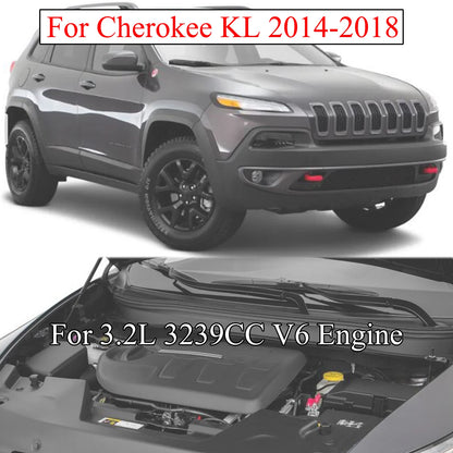 For Jeep Cherokee KL 2014 - 2018 3.2 L V6 EHB 3239cc Closed Off-Road Vehicle Engine Cabin Air Oil Filter 68191349AA 68223044AA