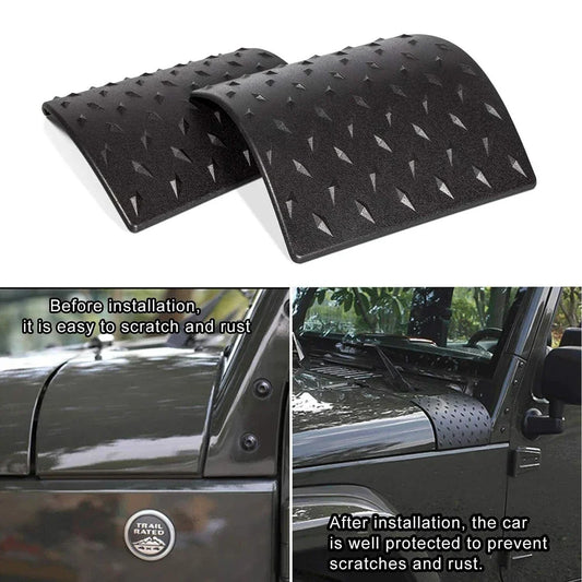 1 Pair Cowl Body Armor Cover Fit Jeep Wrangler Rubicon Sahara JK & Unlimited 07-17 Auto Styling Accessories