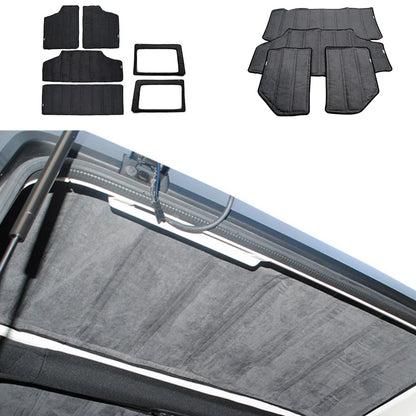 Jeep Hardtop Insulation Roof Mesh Hardtop Heat Insulation Cotton for Jeep Wrangler JK 2012-2017